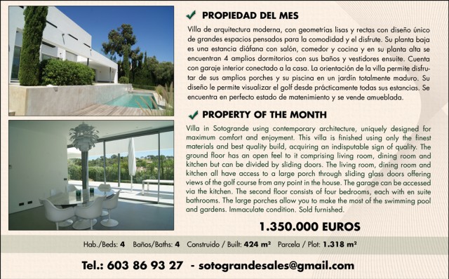 property of the month March - April 2014