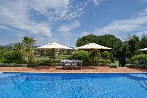 Villa pool in Sotogrande